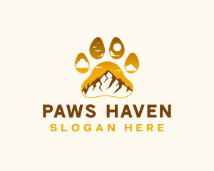 Paw Mountain Outdoor logo design