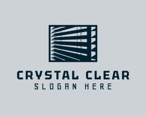 Window Cleaning - Blinds Window Interior logo design