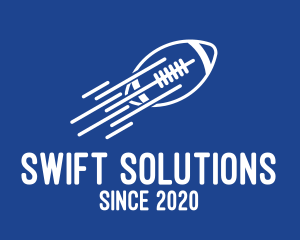 Swift - Fast Football Ball logo design