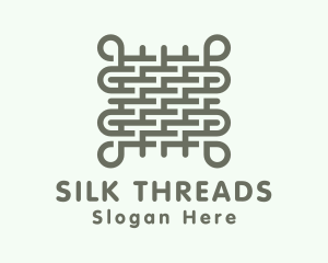 Interwoven Textile Fabric logo design