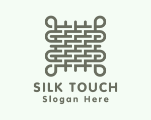 Interwoven Textile Fabric logo design