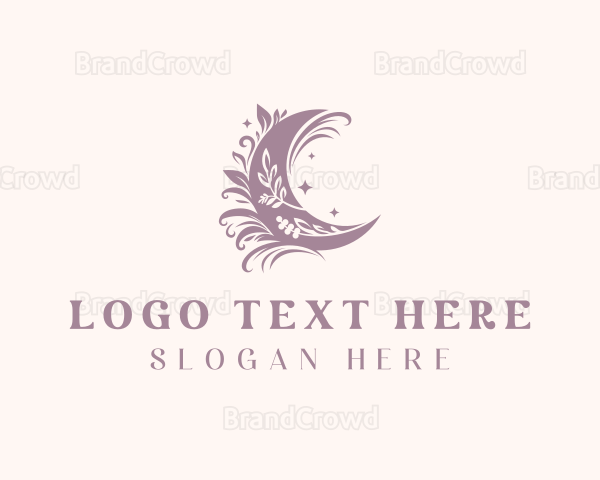 Boho Moon Crescent Logo