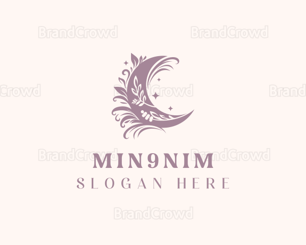 Boho Moon Crescent Logo