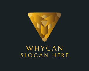 Gold Wealth Triangle Logo