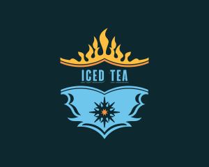 Ice Fire Ventilation logo design