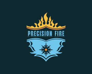 Ice Fire Ventilation logo design