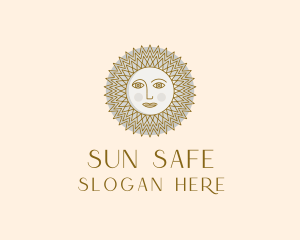 Sunblock - Sun Astrology Fortune Telling logo design
