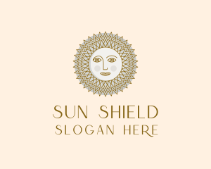 Sunscreen - Sun Astrology Fortune Telling logo design