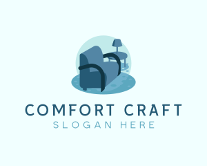 Upholstery - Sofa Chair Upholstery logo design