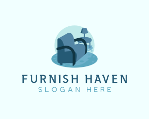 Furnish - Sofa Chair Upholstery logo design