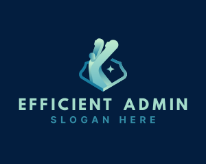 Administrator - Leader Achievement Human logo design