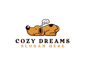 Sleeping Dog Dreaming  logo design