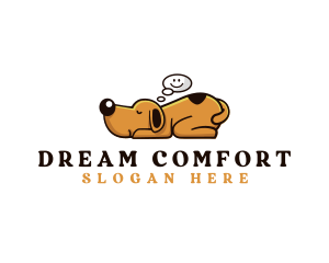 Sleeping Dog Dreaming  logo design