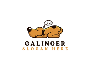 Sleeping - Sleeping Dog Dreaming logo design