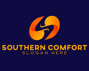 Modern Company Letter S logo design