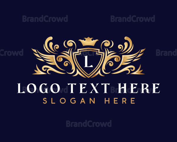 Elegant Crest Crown Logo