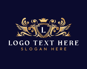 Ornamental - Elegant Crest Crown logo design