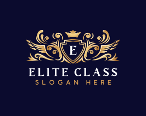 Elegant Crest Crown logo design