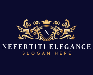 Elegant Crest Crown logo design