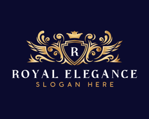 Elegant Crest Crown logo design