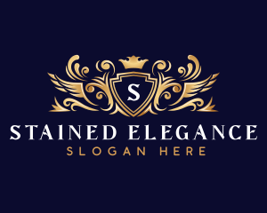 Elegant Crest Crown logo design