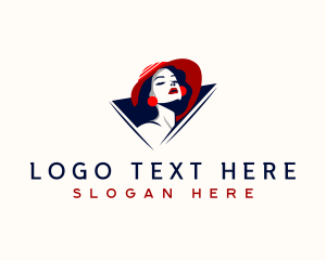 Lady - Stylish Sexy Woman logo design