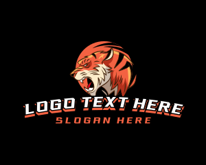 Gamer - Fierce Tiger Gaming logo design