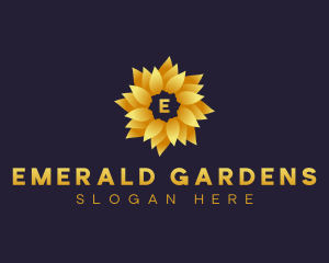 Botanical Flower Wellness logo design