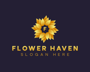 Botanical Flower Wellness logo design