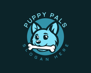 Bone Dog Puppy logo design