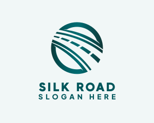 Green Highway Road logo design