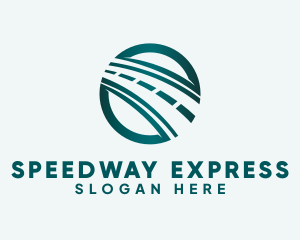 Expressway - Green Highway Road logo design