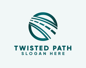 Green Highway Road logo design