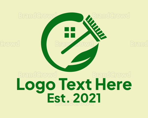 Sustainable Home Cleaning Logo