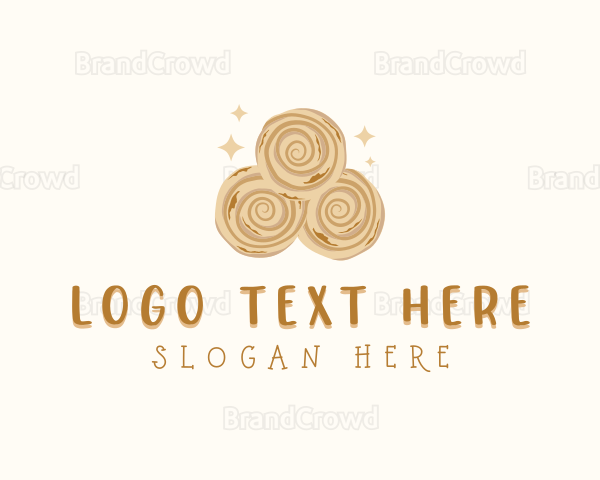 Cinnamon Bread Baking Logo