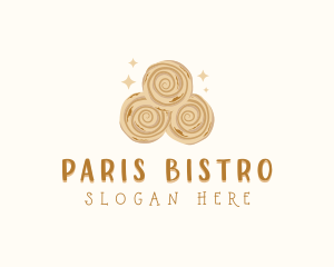 Cinnamon Bread Baking logo design