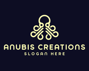 Ocean Aquatic Octopus logo design