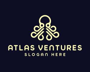 Ocean Aquatic Octopus logo design