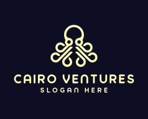 Ocean Aquatic Octopus logo design