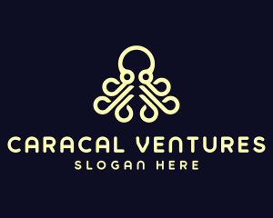 Ocean Aquatic Octopus logo design