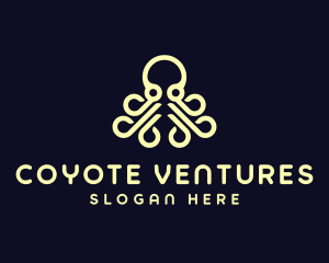 Ocean Aquatic Octopus logo design