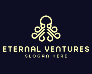 Ocean Aquatic Octopus logo design