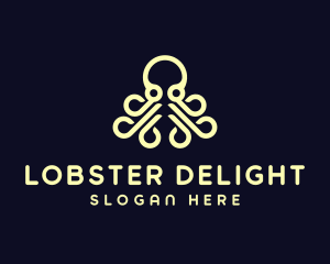 Ocean Aquatic Octopus logo design