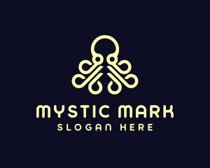 Ocean Aquatic Octopus logo design