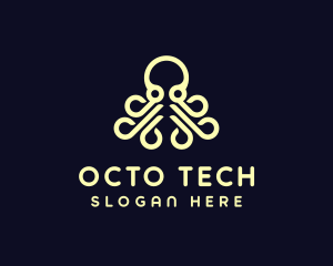 Octopus - Ocean Aquatic Octopus logo design