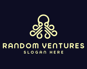 Ocean Aquatic Octopus logo design