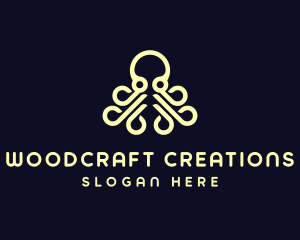 Ocean Aquatic Octopus logo design