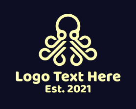 Modern - Modern Octopus logo design