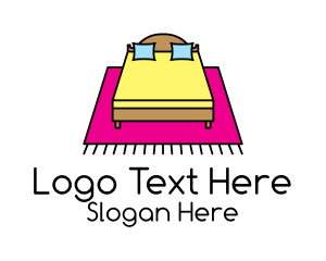 Colorful Bedroom Bed Logo