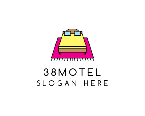 Colorful Bedroom Bed logo design